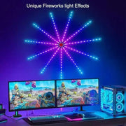 ✨ Firework LED Strip Lights 🎇 | Smart RGB with Music Sync 🎵, Remote + App Control 📲 | DIY Wall Decor 🖼 | Party 🎊 & Festival Lights