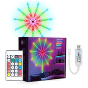 ✨ Firework LED Strip Lights 🎇 | Smart RGB with Music Sync 🎵, Remote + App Control 📲 | DIY Wall Decor 🖼 | Party 🎊 & Festival Lights