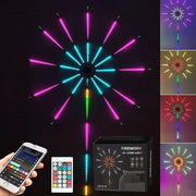 ✨ Firework LED Strip Lights 🎇 | Smart RGB with Music Sync 🎵, Remote + App Control 📲 | DIY Wall Decor 🖼 | Party 🎊 & Festival Lights