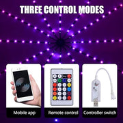 ✨ Firework LED Strip Lights 🎇 | Smart RGB with Music Sync 🎵, Remote + App Control 📲 | DIY Wall Decor 🖼 | Party 🎊 & Festival Lights