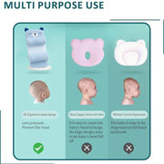 🪶Soft & Comfortable Baby Head Shaping Pillow - Ergonomic 360° Head & Neck Support🤱🏻
