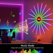✨ Firework LED Strip Lights 🎇 | Smart RGB with Music Sync 🎵, Remote + App Control 📲 | DIY Wall Decor 🖼 | Party 🎊 & Festival Lights