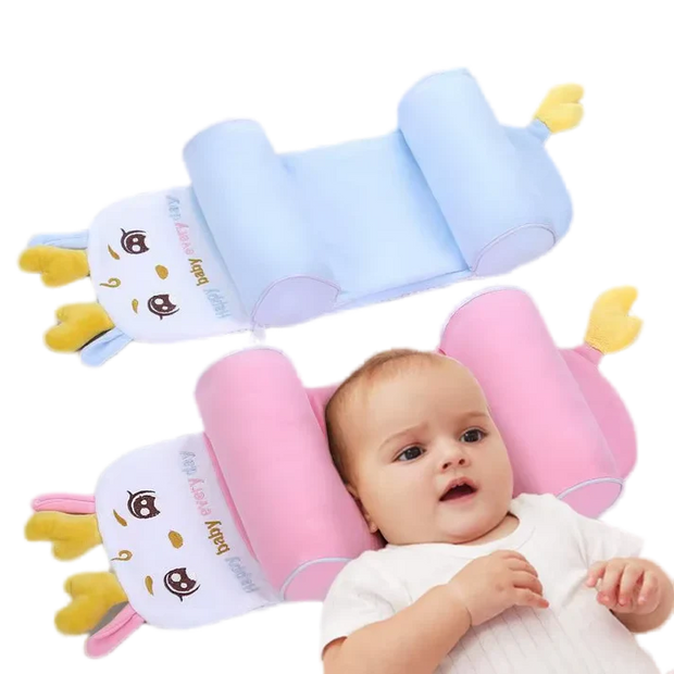 🪶Soft & Comfortable Baby Head Shaping Pillow - Ergonomic 360° Head & Neck Support🤱🏻
