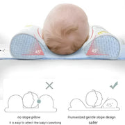 🪶Soft & Comfortable Baby Head Shaping Pillow - Ergonomic 360° Head & Neck Support🤱🏻