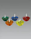 Eternal Glow, Water Sensor, 3D Reflective Colourful  Diyas🪔✨(Pack of 4/12/24)